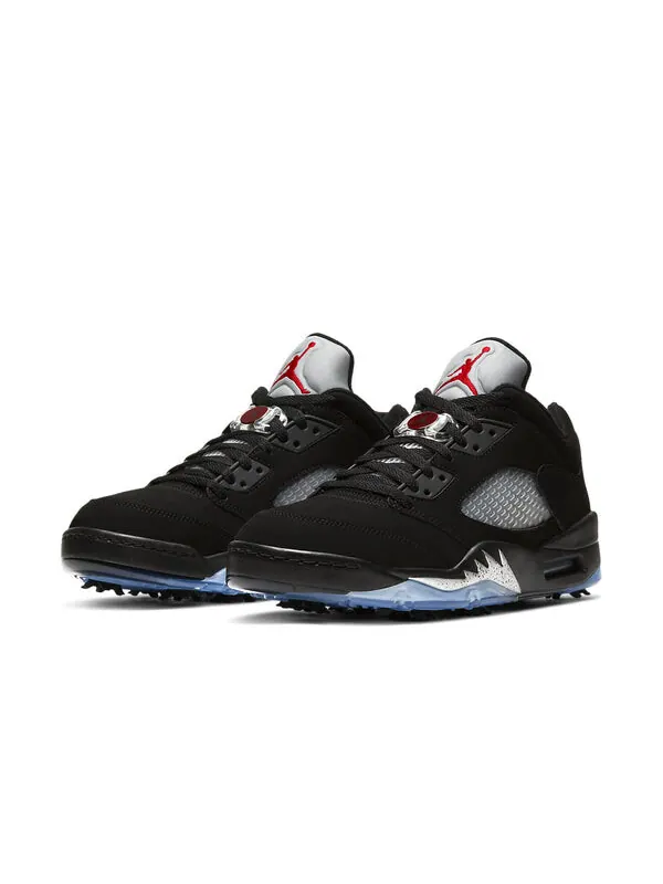Кроссовки 5 low golf 'metallic' Air Jordan — изображение 4 из 4, черный