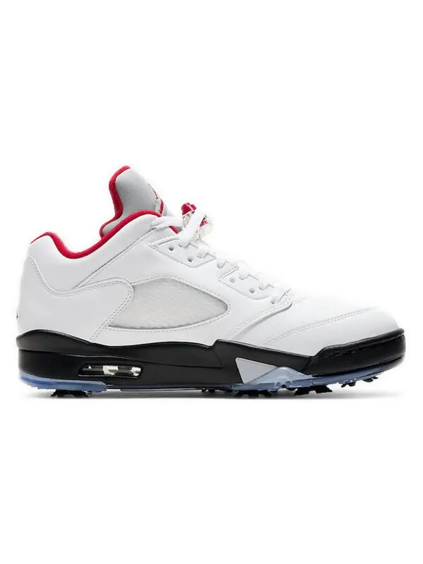 Кроссовки 5 низкие гольф Air Jordan — изображение 2 из 4, белый