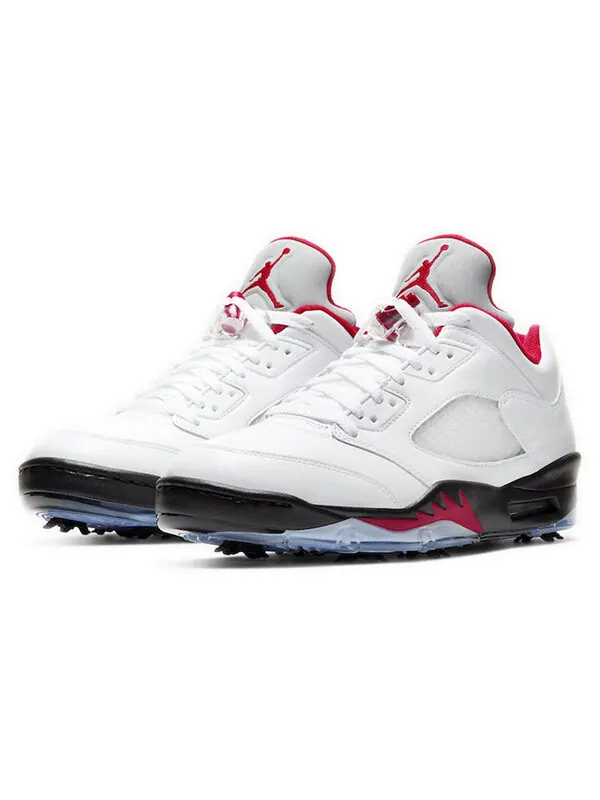 Кроссовки 5 низкие гольф Air Jordan — изображение 3 из 4, белый