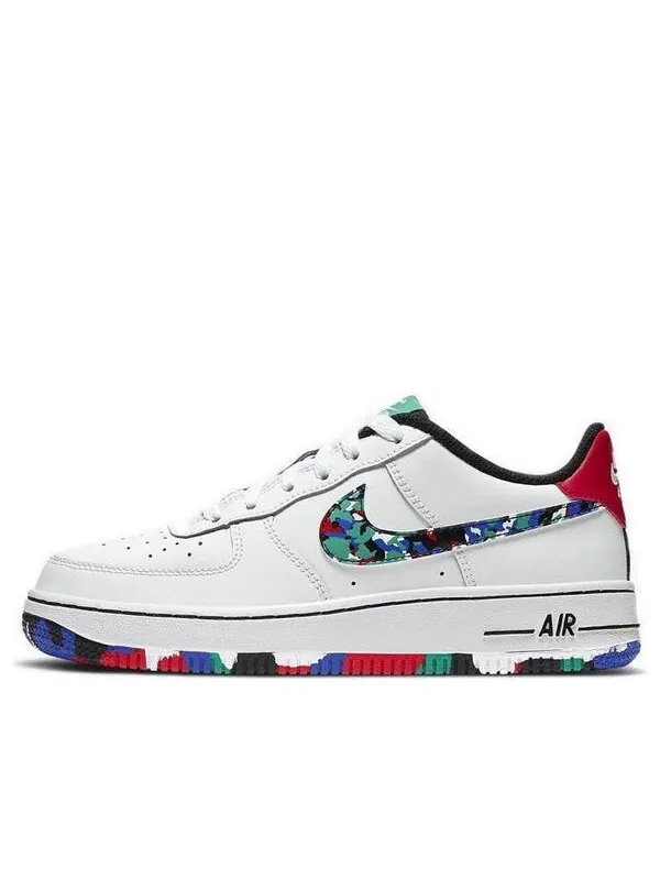 Кроссовки air force 1 низкие Nike — изображение 1 из 4, белый/мульти
