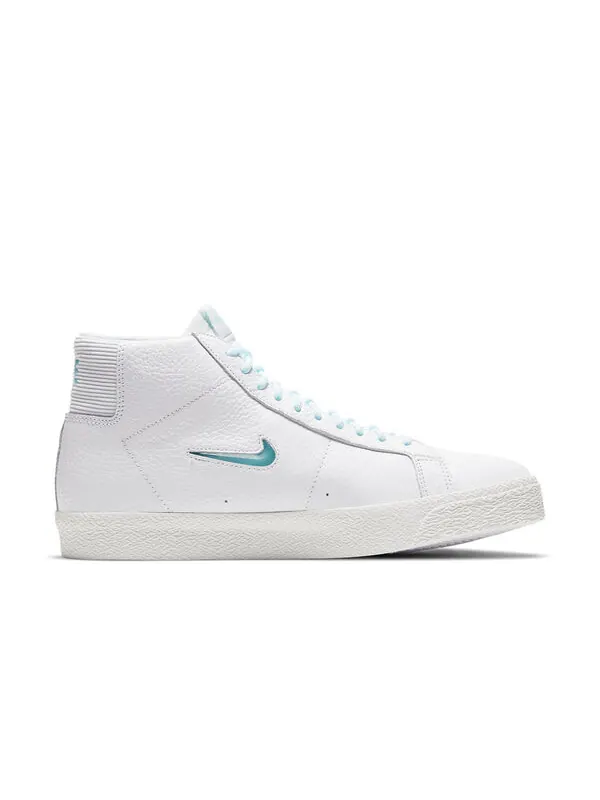 Кроссовки zoom blazer mid premium sb Nike — изображение 2 из 4, белый/синий