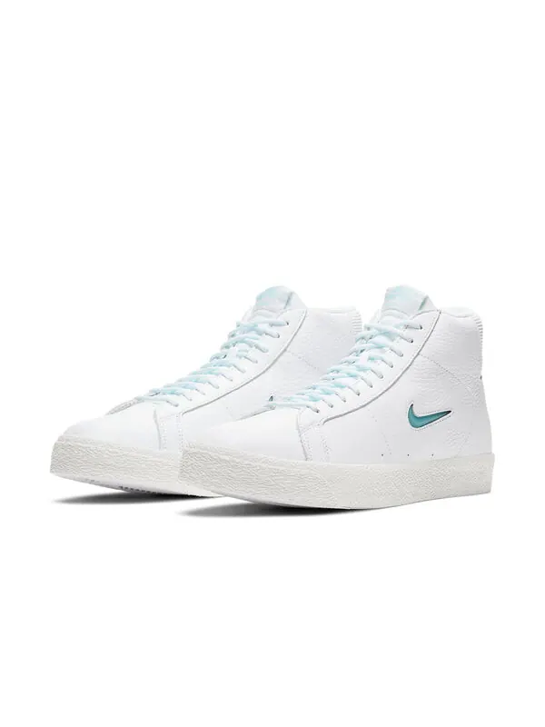 Кроссовки zoom blazer mid premium sb Nike — изображение 3 из 4, белый/синий