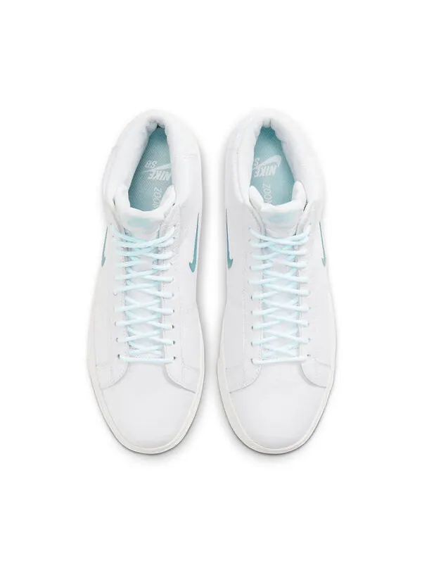 Кроссовки zoom blazer mid premium sb Nike — изображение 4 из 4, белый/синий