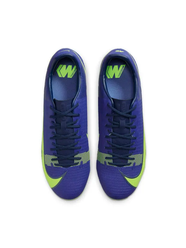 Кроссовки mercurial vapor 14 academy fg mg 'lapis volt' Nike — изображение 2 из 4, синий
