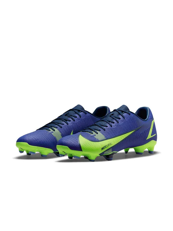Кроссовки mercurial vapor 14 academy fg mg 'lapis volt' Nike — изображение 4 из 4, синий