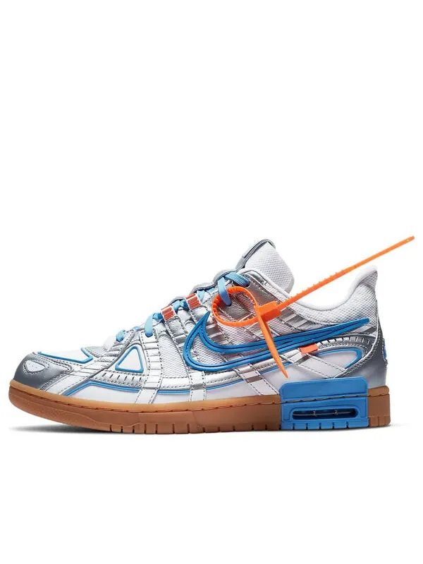 Кроссовки x off white air rubber dunk Nike — изображение 1 из 4, голубой