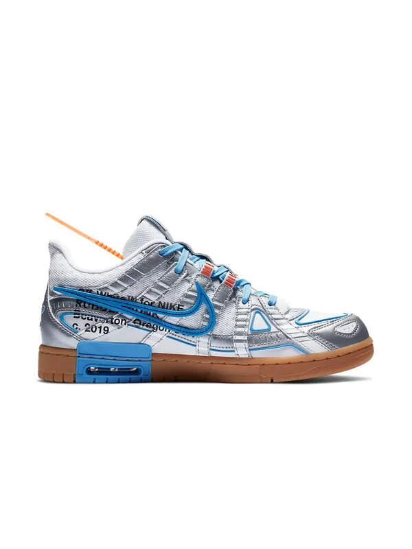 Кроссовки x off white air rubber dunk Nike — изображение 2 из 4, голубой