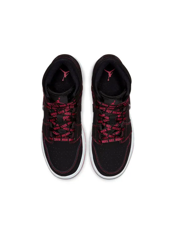 Кроссовки 1 средний размер Air Jordan — изображение 4 из 4, черный/красный-белый