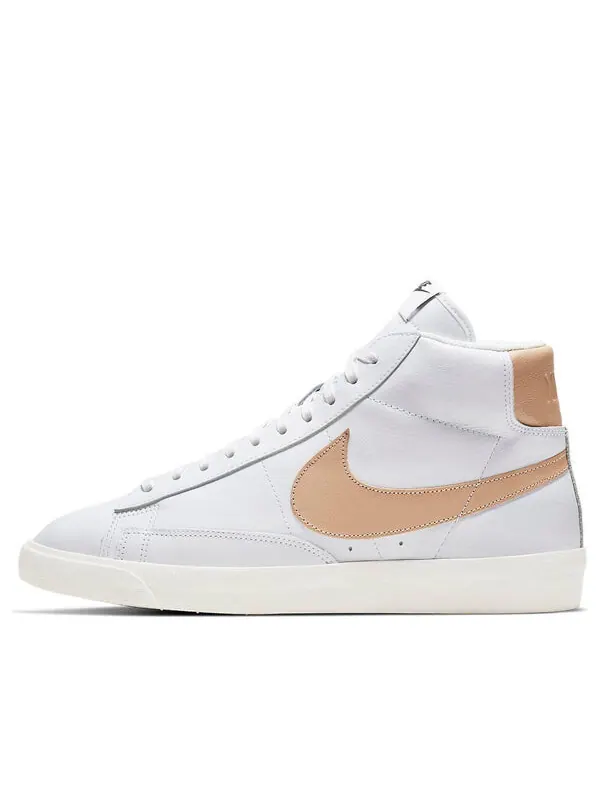 Кроссовки блейзер средний премиум Nike — изображение 1 из 4, белый/розовый