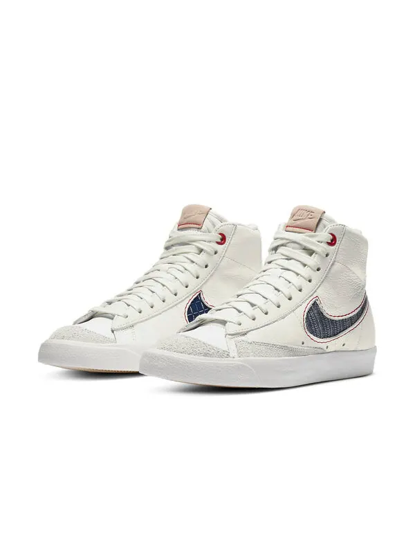 Кроссовки denham x blazer mid Nike — изображение 3 из 4, синий