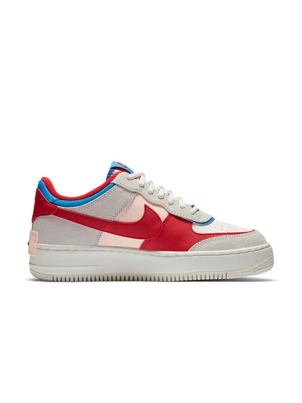 Кроссовки air force 1 shadow Nike — изображение 2 из 4, серо-красно-голубой