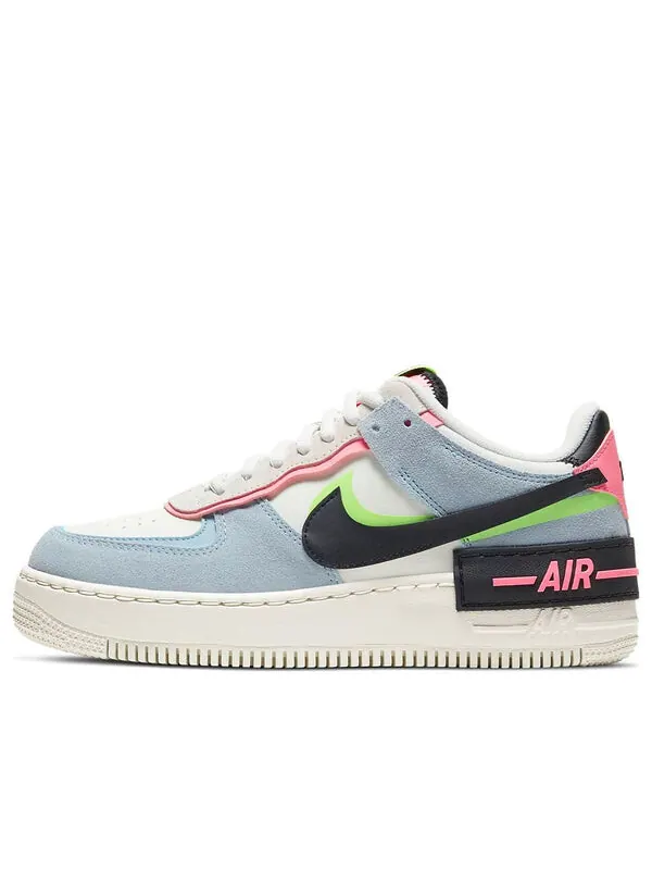 Кроссовки air force 1 shadow 'sunset pulse' Nike — изображение 1 из 4, светлый синий/черный