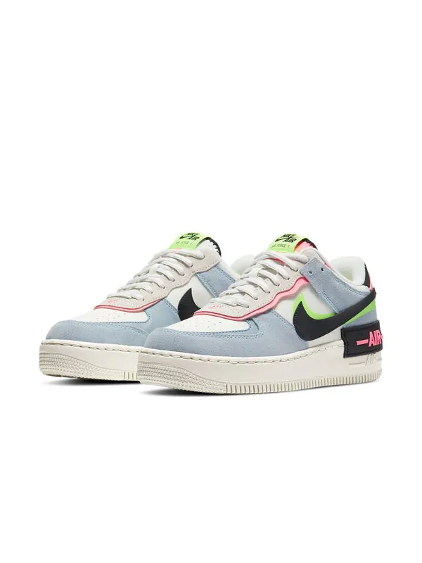 Кроссовки air force 1 shadow 'sunset pulse' Nike — изображение 3 из 4, светлый синий/черный