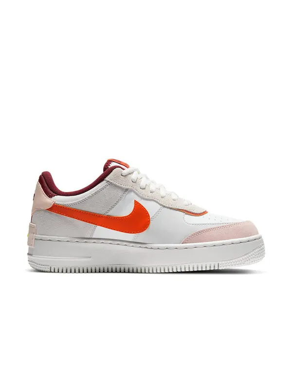 Кроссовки air force 1 shadow Nike — изображение 2 из 4, белый/оранжевый/розовый