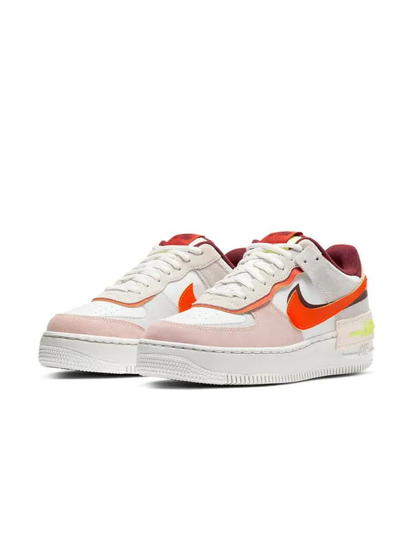 Кроссовки air force 1 shadow Nike — изображение 3 из 4, белый/оранжевый/розовый