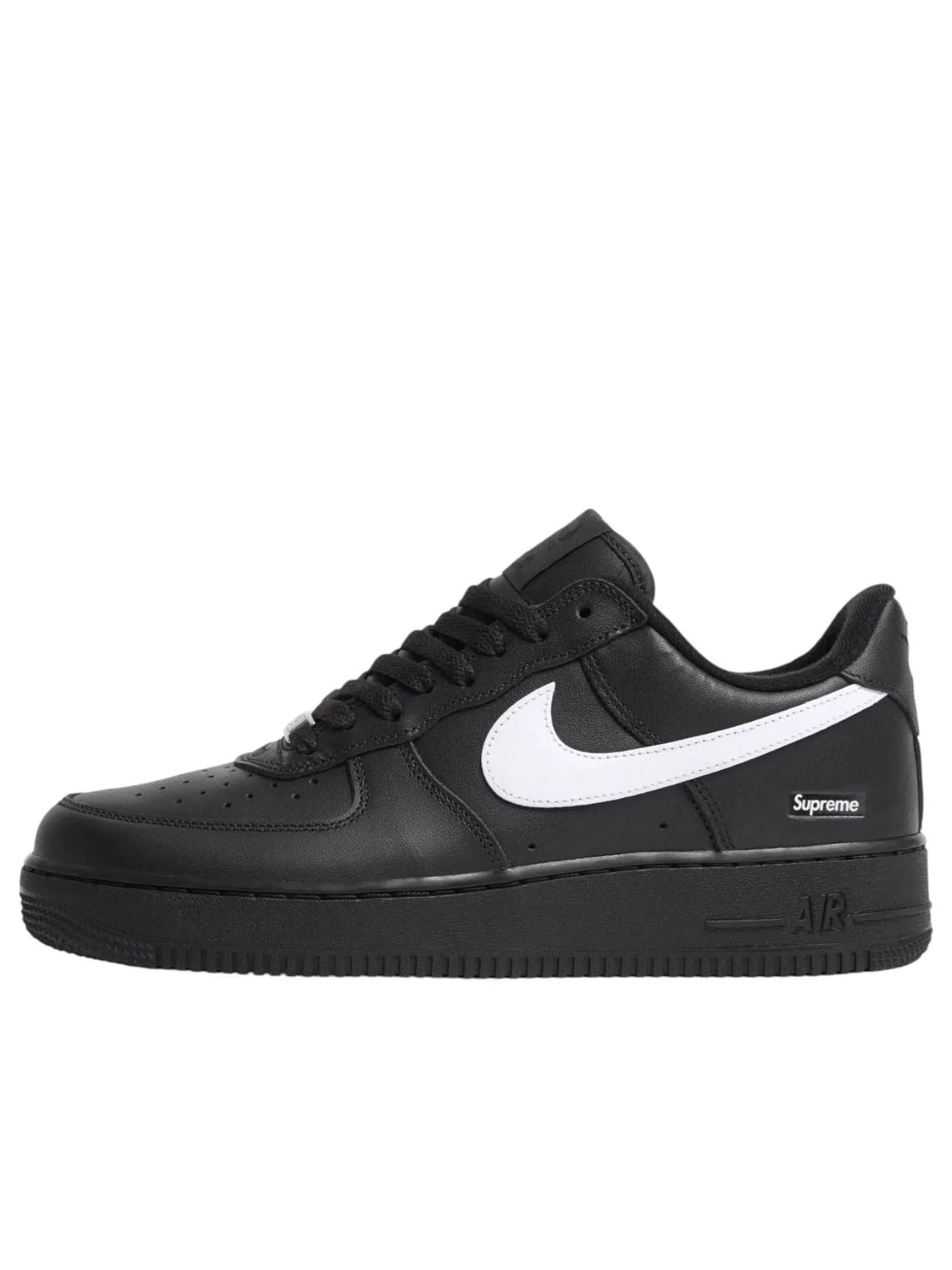 Кроссовки Nike x Supreme Air Force 1 Low 'Black White' — изображение 1 из 4, черный