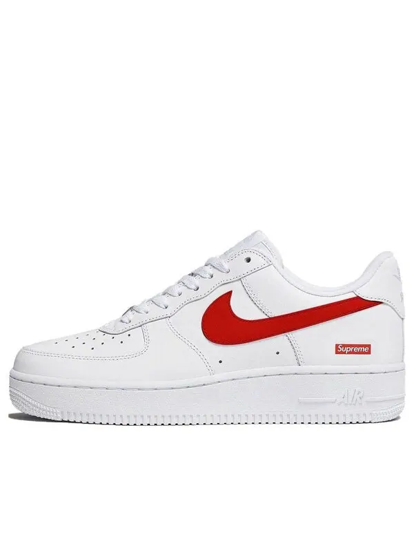 Кроссовки x supreme air force 1 low Nike — изображение 1 из 2, белый/красный/белый