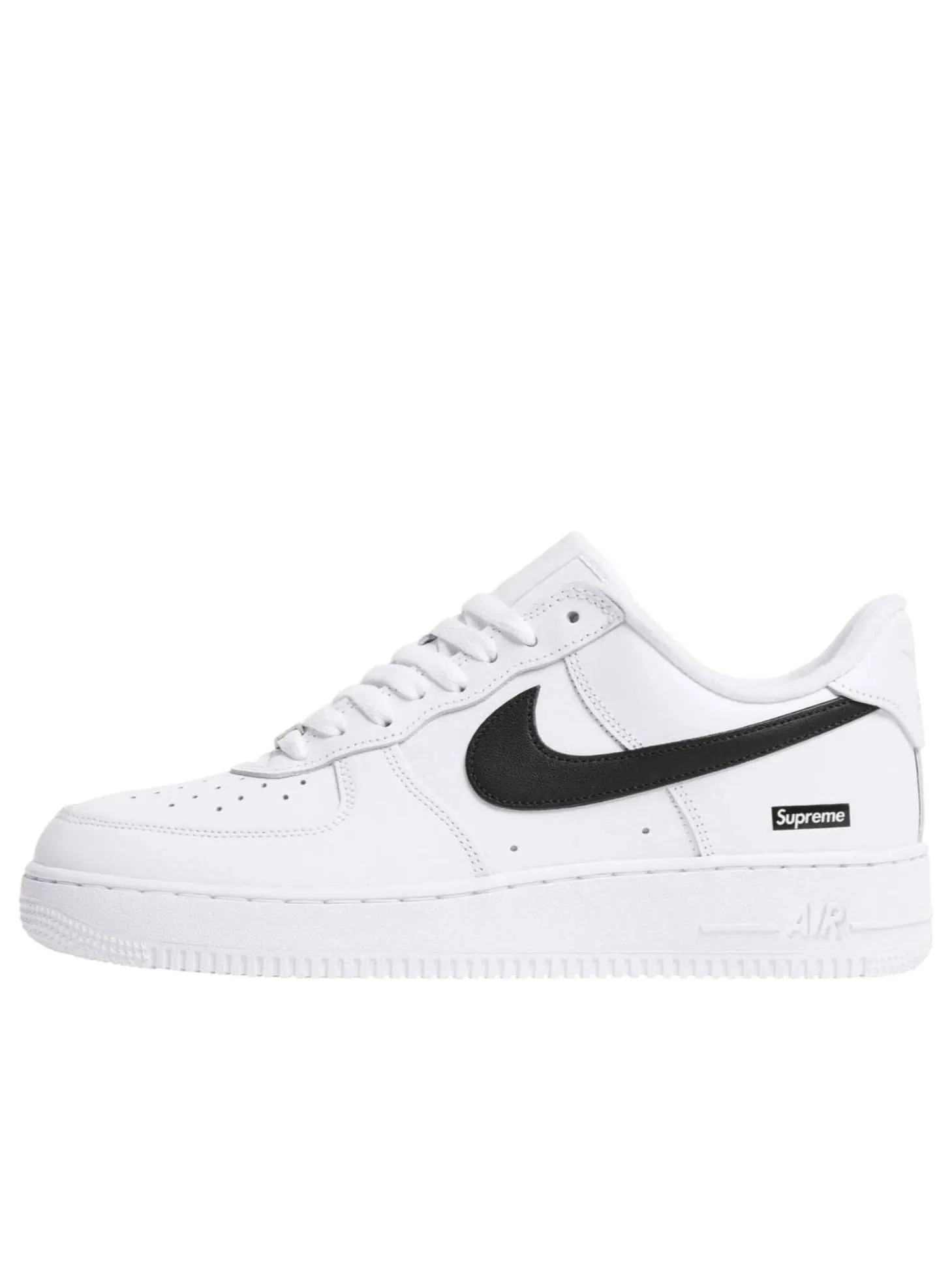 Кроссовки Nike x Supreme Air Force 1 Low 'White Black' — изображение 1 из 4, белый