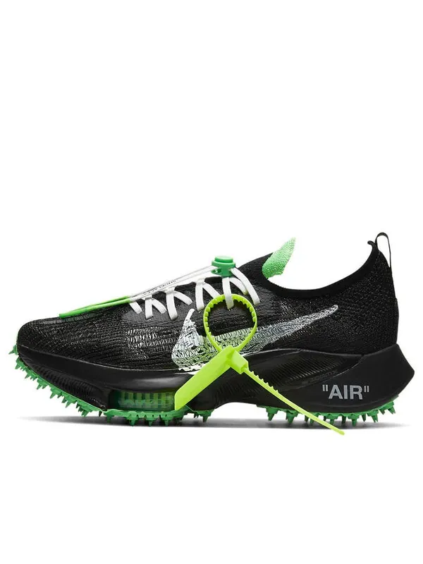 Кроссовки x off white air zoom tempo next% Nike — изображение 1 из 4, черный/белый/зеленый