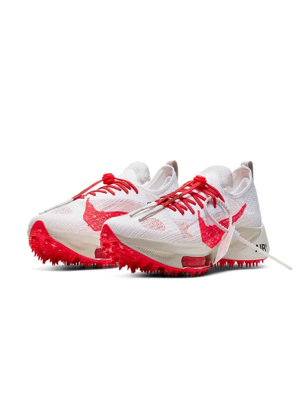 Кроссовки x off white air zoom tempo next% Nike — изображение 3 из 4, белый/красный