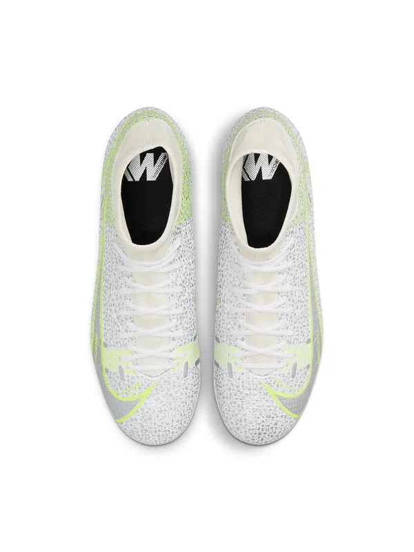 Кроссовки 14 mercurial superfly 8 ag искусственная трава Nike — изображение 2 из 4, белый/зеленый