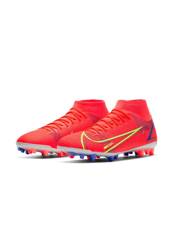 Кроссовки mercurial superfly 8 academy ag искусственная трава Nike — изображение 4 из 4, красный/зеленый