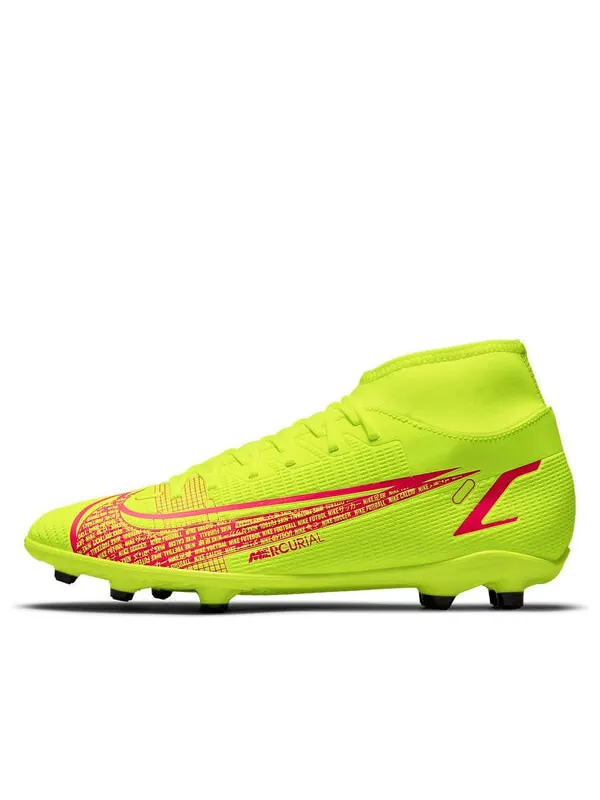 Кроссовки mercurial superfly 8 club mg Nike — изображение 1 из 4, желтый/красный