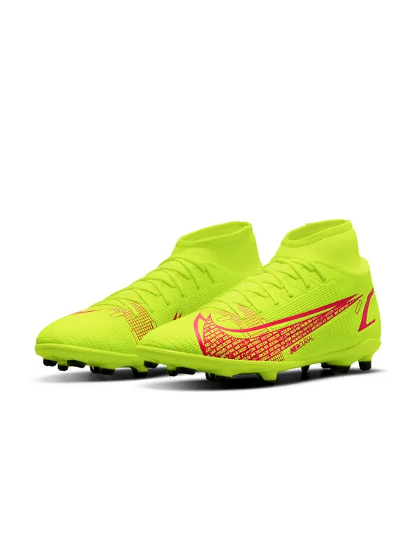 Кроссовки mercurial superfly 8 club mg Nike — изображение 4 из 4, желтый/красный