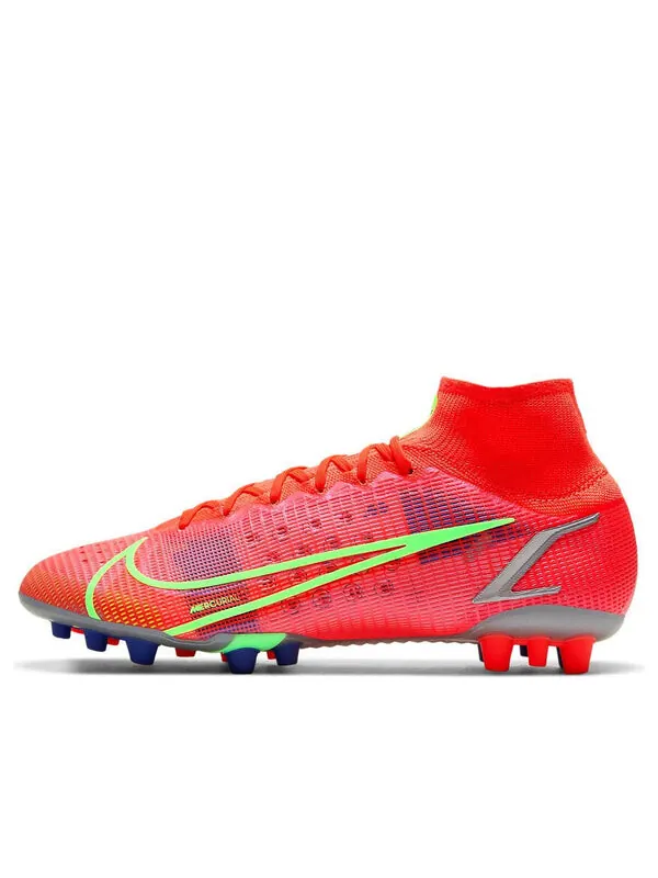 Кроссовки mercurial superfly 8 elite ag искусственная трава Nike — изображение 1 из 4, красный/зеленый