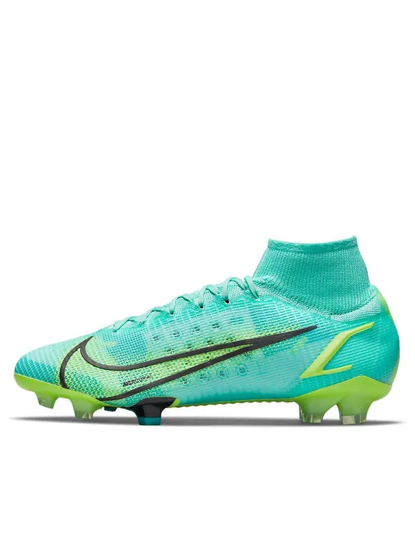 Кроссовки mercurial superfly 8 elite fg 'dynamic turquoise lime glow' Nike — изображение 1 из 4, желтый/зеленый
