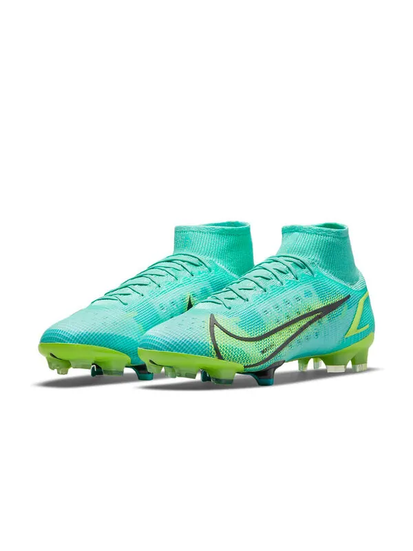 Кроссовки mercurial superfly 8 elite fg 'dynamic turquoise lime glow' Nike — изображение 4 из 4, желтый/зеленый