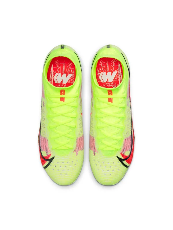 Кроссовки mercurial superfly 8 elite fg 'motivation pack' Nike — изображение 2 из 4, желтый/красный/черный