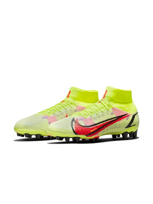 Кроссовки mercurial superfly 8 pro ag Nike — изображение 4 из 4, желтый/красный