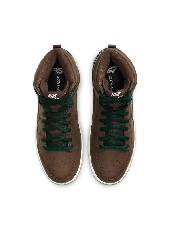 Кроссовки sb dunk высокие Nike — изображение 4 из 4, коричневый/зеленый