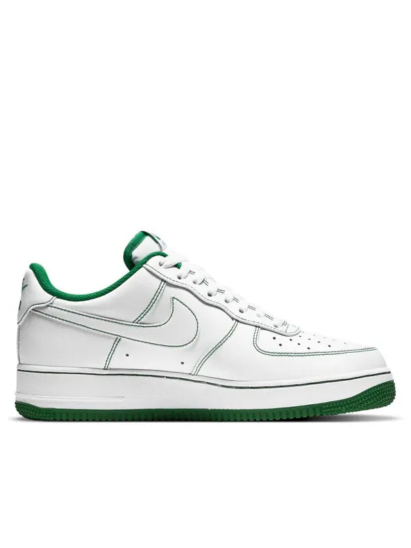 Кроссовки air force 1 '07 'contrast stitch - white pine green' Nike — изображение 2 из 4, белый/зеленый
