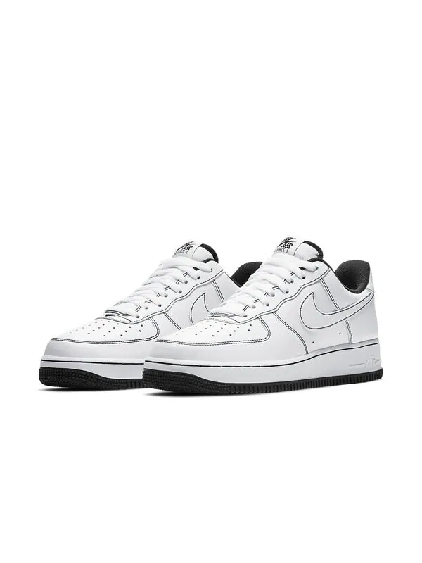 Кроссовки air force 1 '07 'contrast stitch' Nike — изображение 3 из 4, белый/черный
