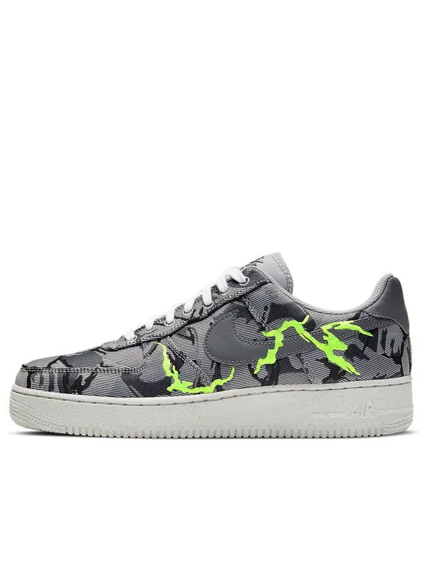 Кроссовки air force 1 '07 lx 'grey camo' Nike — изображение 1 из 4, серый/зеленый