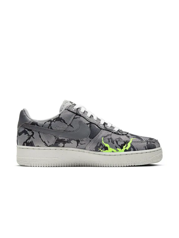 Кроссовки air force 1 '07 lx 'grey camo' Nike — изображение 2 из 4, серый/зеленый