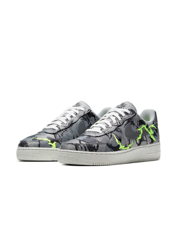 Кроссовки air force 1 '07 lx 'grey camo' Nike — изображение 3 из 4, серый/зеленый