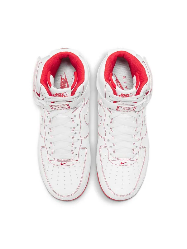 Кроссовки air force 1 high '07 'university red' Nike — изображение 4 из 4, белый/красный