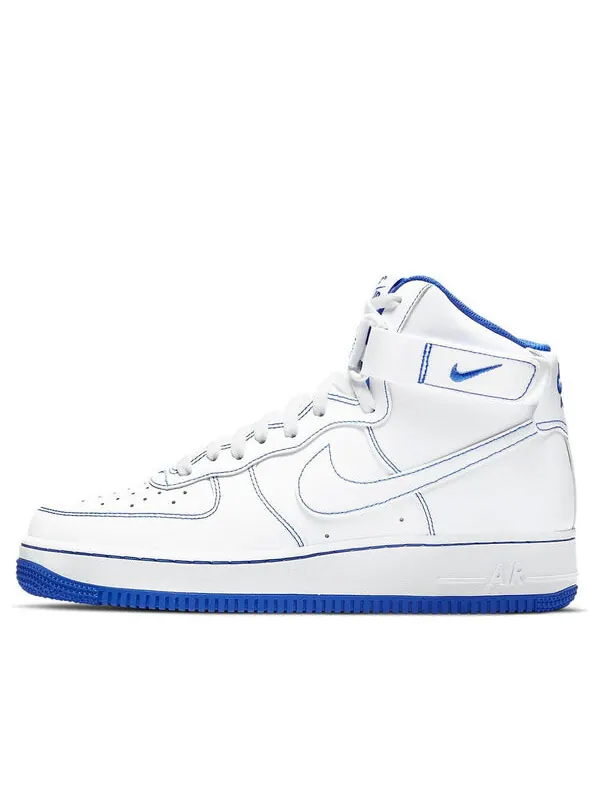 Кроссовки air force 1 высокие Nike — изображение 1 из 4, белый/синий