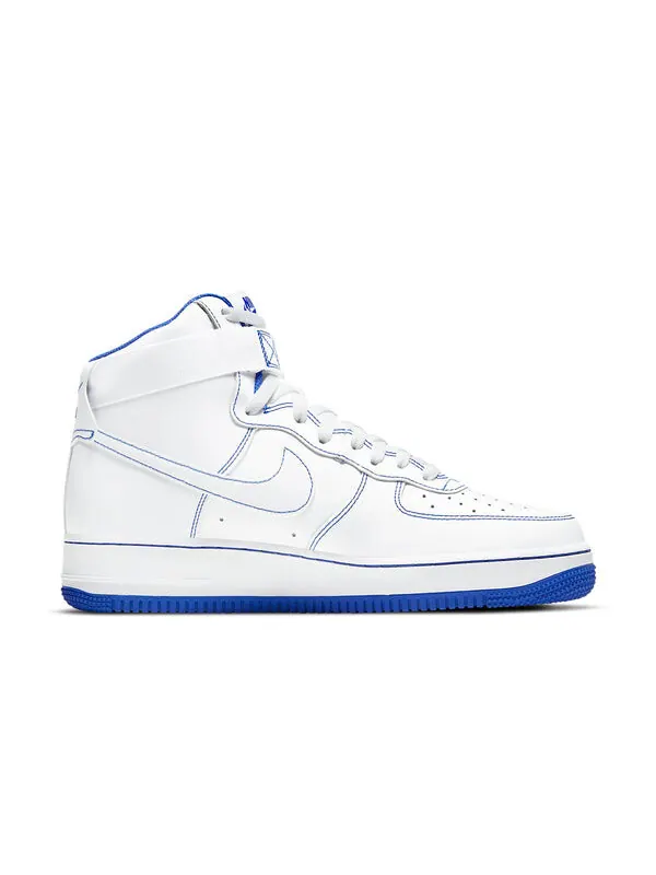 Кроссовки air force 1 высокие Nike — изображение 2 из 4, белый/синий