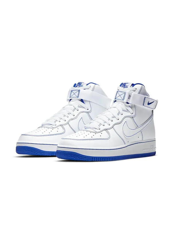 Кроссовки air force 1 высокие Nike — изображение 3 из 4, белый/синий