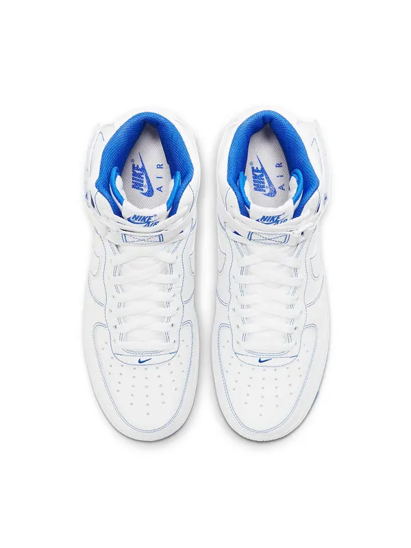 Кроссовки air force 1 высокие Nike — изображение 4 из 4, белый/синий