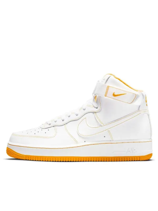 Кроссовки air force 1 high '07 'laser orange' Nike — изображение 1 из 4, белый/оранжевый