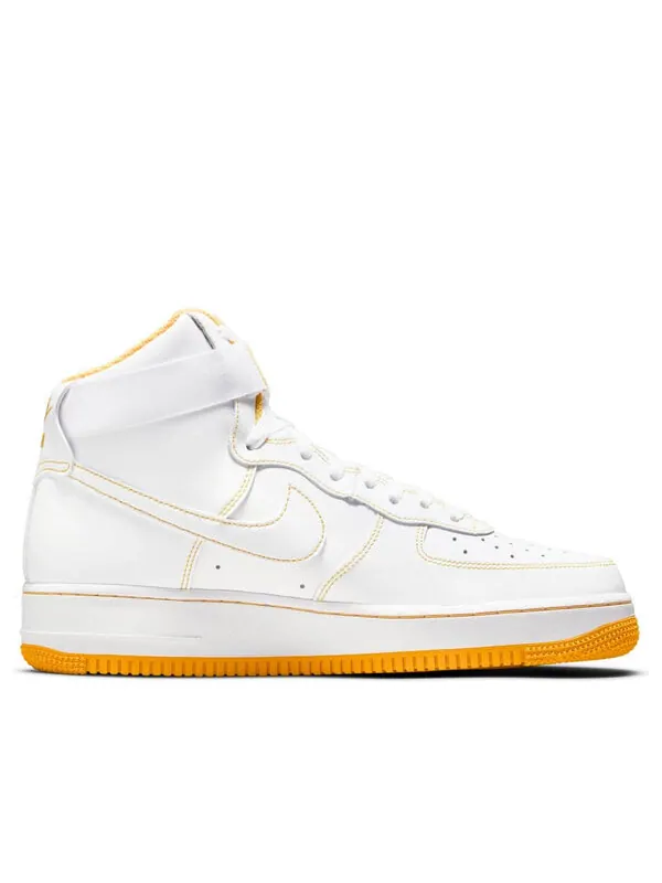 Кроссовки air force 1 high '07 'laser orange' Nike — изображение 2 из 4, белый/оранжевый
