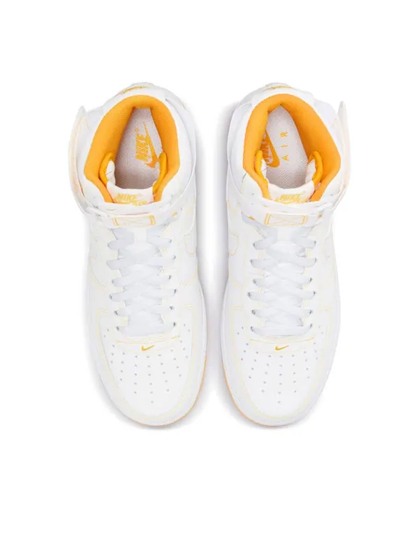 Кроссовки air force 1 high '07 'laser orange' Nike — изображение 4 из 4, белый/оранжевый