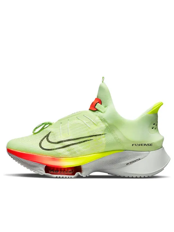 Кроссовки air zoom tempo next% flyease 'barely volt hyper orange' Nike — изображение 1 из 4, черный/оранжевый//черный