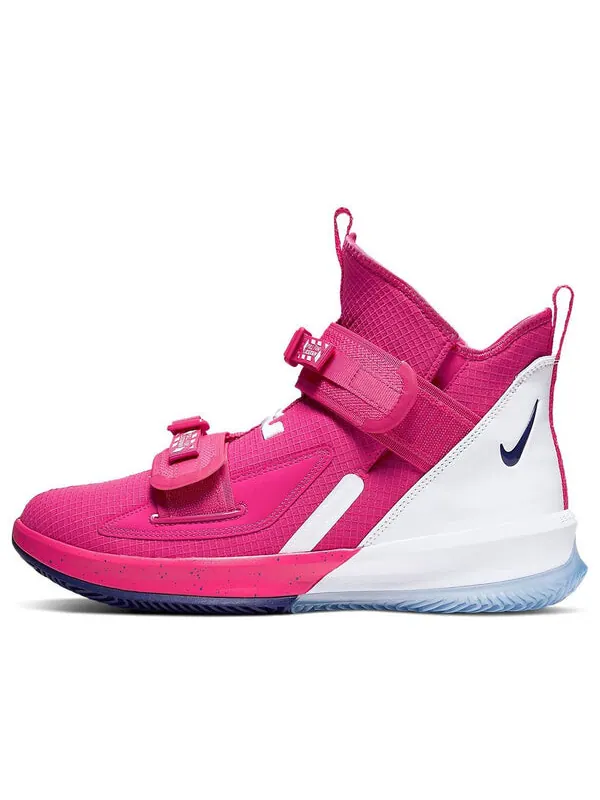 Кроссовки леброн солдат 13 Nike — изображение 1 из 4, розовый красный/белый