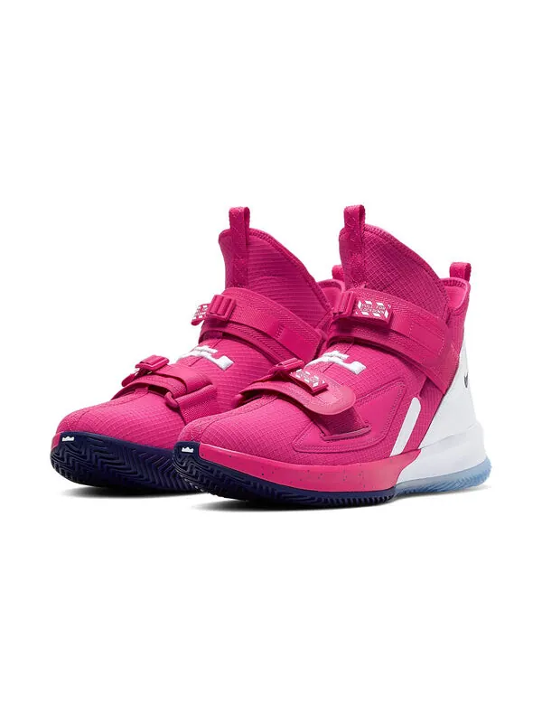 Кроссовки леброн солдат 13 Nike — изображение 3 из 4, розовый красный/белый